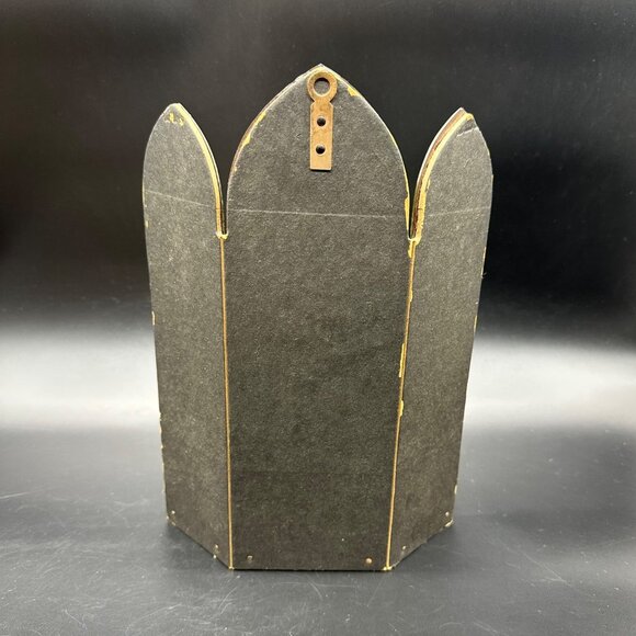 Vintage Holy Water Font Mother Mary Statue 1930s Mirrored Figurine Catholic - Picture 4 of 14